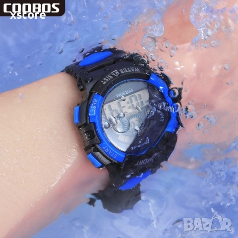Мултифункционален детски водоустойчив до 30 метра часовник, снимка 12 - Детски - 52740068