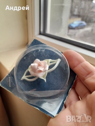 Стара брошка #16, снимка 3 - Антикварни и старинни предмети - 53596960