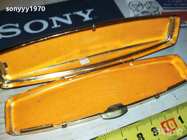 ЗЛАТНА МЕТАЛНА КУТИЙКА ОТ ФРАНЦИЯ 2908231632, снимка 9 - Антикварни и старинни предмети - 42012146