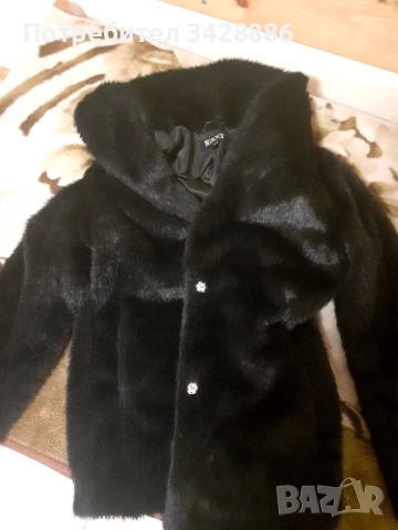 Ново черно палто, снимка 4 - Палта, манта - 48557785