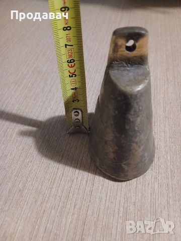 Стар бронзов звънец , снимка 4 - Антикварни и старинни предмети - 53772163