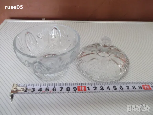 Захарница стъклена, снимка 2 - Други стоки за дома - 50352335