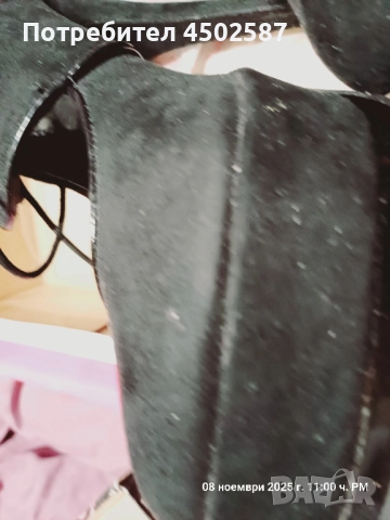 Черни обувки в връзки и 15 см ток, снимка 8 - Дамски обувки на ток - 52949125