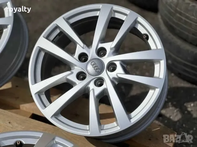 5x112 17 Джанти Audi A3 VW Golf Caddy Sharan Seat Leon 5х112 ЕТ 48 J 6 Централен отвор 57.1 Оригинал, снимка 2 - Аксесоари и консумативи - 49626024