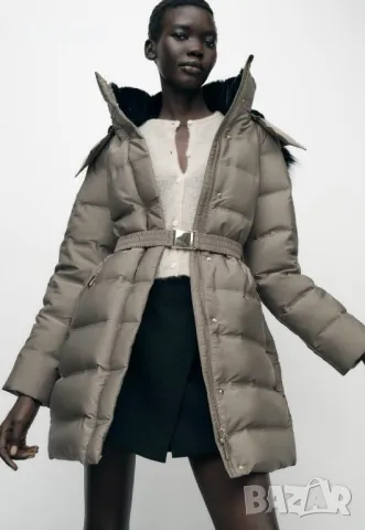 Ветроустойчиво и водоустойчиво яке с гъши пух ZARA