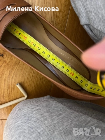 Нови кожени обувки Clarks 37, снимка 11 - Дамски обувки на ток - 52983923