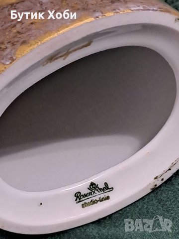 Порцеланова ваза/ свещник Rozenthal, снимка 6 - Антикварни и старинни предмети - 40092146