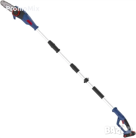  Телескопична акумулаторна резачка за клони Gude AST 1820105 24 см 18 V 2Ah с батерия и зарядно , снимка 2 - Градинска техника - 52559212