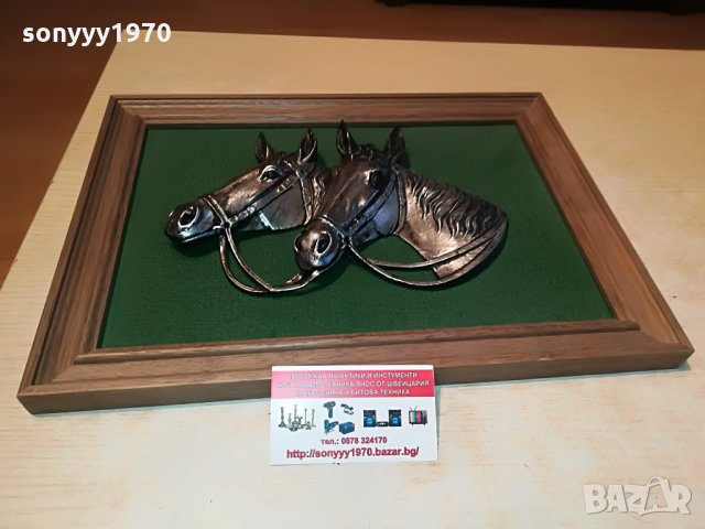 картина коне-внос германия 2208212031, снимка 12 - Антикварни и старинни предмети - 33890688