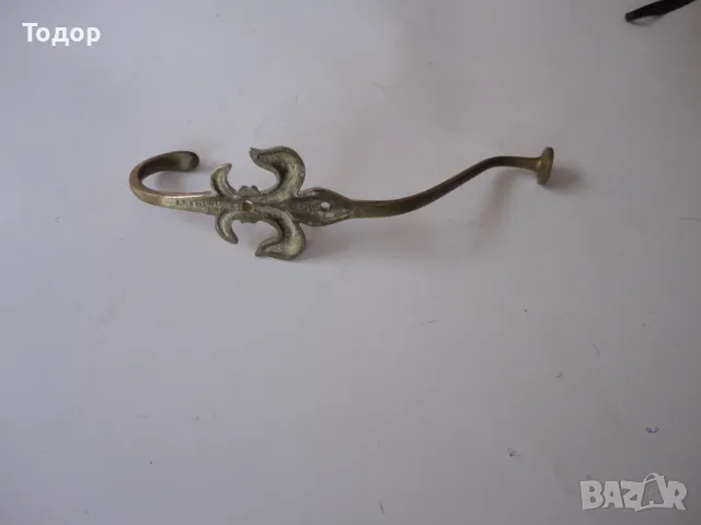 Страхотна немска бронзова закачалка 2, снимка 5 - Антикварни и старинни предмети - 49126599