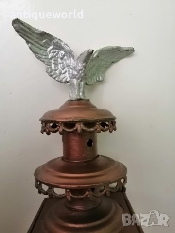 Голям Стар КАРЕТЕН Фенер за Файтон , Каляска , снимка 2 - Антикварни и старинни предмети - 41961838