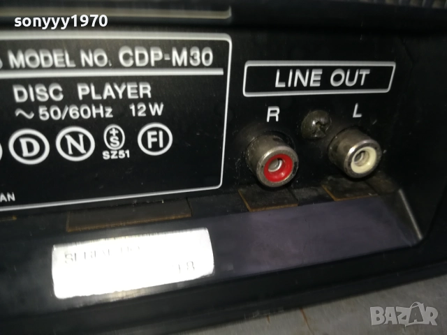 SONY CDP-M30 CD PLAYER-MADE IN JAPAN-ВЧЕРА ВНОС ОТ SWISS 0711251726LCHERY2, снимка 14 - Декове - 52334747