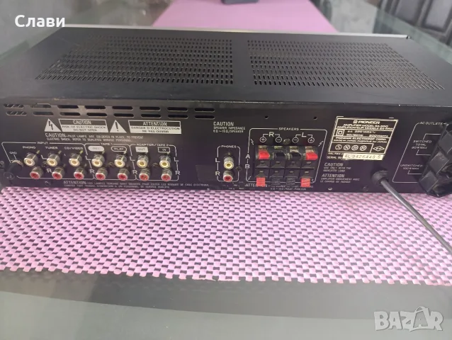Усилвател PioneerSA-550 , снимка 7 - Ресийвъри, усилватели, смесителни пултове - 55966540