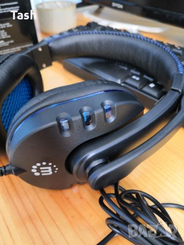 Cлушалки Manhattan USB Gaming Headset with LED, снимка 4 - Други - 34028969