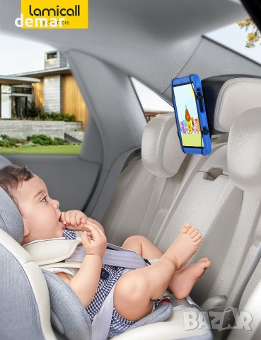 Поставка за таблет Lamicall за деца, за кола - 7.9-11” устройство, снимка 7 - Аксесоари и консумативи - 42100663