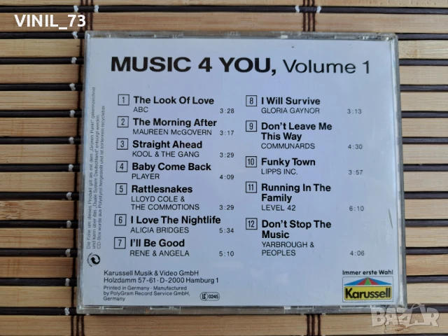 The Original Music 4 You - Hit Collection Volume 1, снимка 3 - CD дискове - 50544549