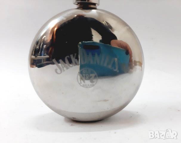 Jack Daniels 3 oz flask, метално шише, фласка, снимка 3 - Подаръци за мъже - 35766330
