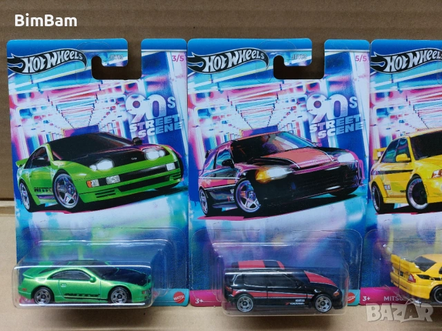 Колички Hot Wheels 90's STREET SCENE / Хот Уилс - 5 модела / 012, снимка 2 - Коли, камиони, мотори, писти - 53146301