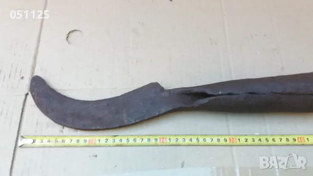 масивен кован косер, секира, инструмент за рязане на храсти , снимка 10 - Антикварни и старинни предмети - 47620427