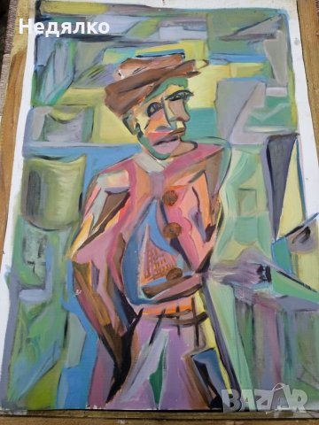 Картина,масло, неизвестен автор , снимка 13 - Картини - 38761031