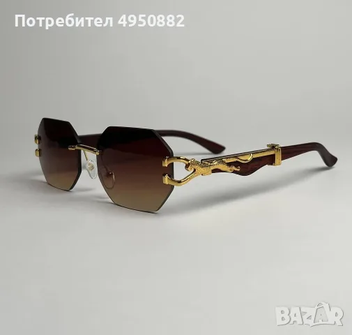 Слънчеви очила La Phanthere нови, черни и кафяви с UV400 защита, снимка 2 - Слънчеви и диоптрични очила - 56161559