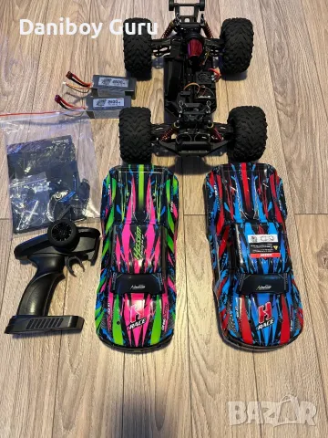 Hosim X 08 безчетков RC Cars 1:10 Високоскоростен 68+KM автомобил с дистанционно X-08 4WD Off Road, снимка 6 - Коли, камиони, мотори, писти - 50036980