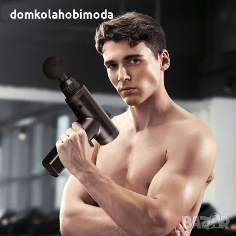 Акомулаторен Масажор 6 степени, 4 приставки,22х6,5х23 см,, снимка 3 - Масажори - 48010130