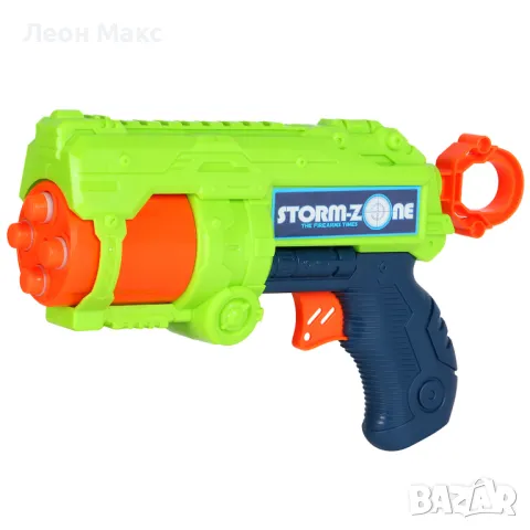 Детски пистолет Бластер с 24 меки куршуми, нърф, снимка 2 - Други - 47871091