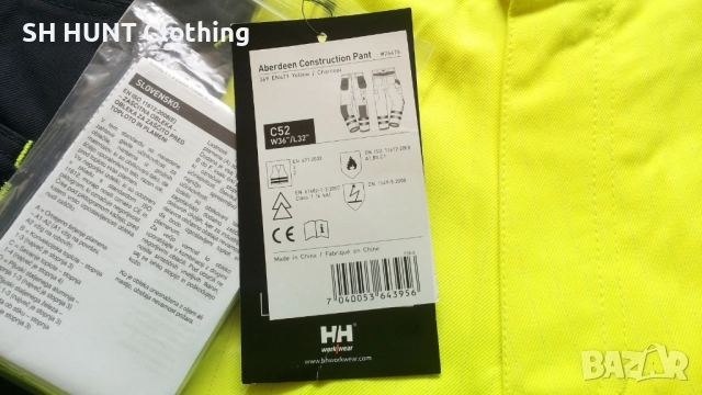 HELLY HANSEN Aberdeen Consruction Pant Work Wear 52 / L работен панталон W3-12, снимка 14 - Панталони - 52067738