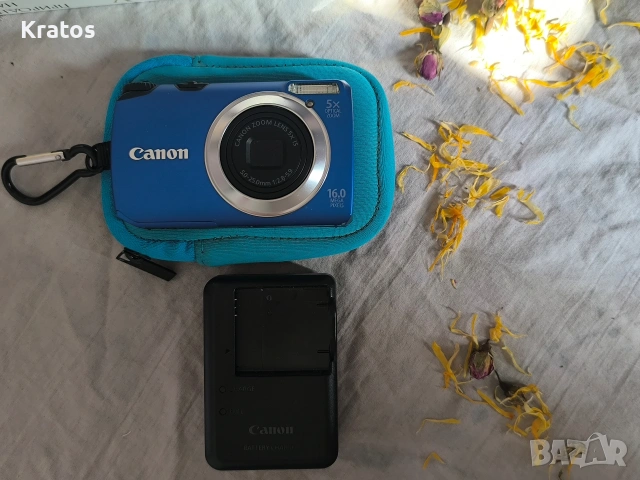 Дигитален фотоапарат Canon Powershot A3300 IS 16 мегапиксела, снимка 3 - Фотоапарати - 53665340