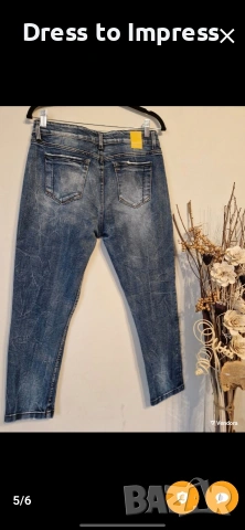 Дънки Back2jeans М размер, снимка 5 - Дънки - 53714287