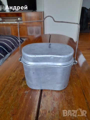 Стара войнишка кутия за храна, снимка 3 - Антикварни и старинни предмети - 52297352