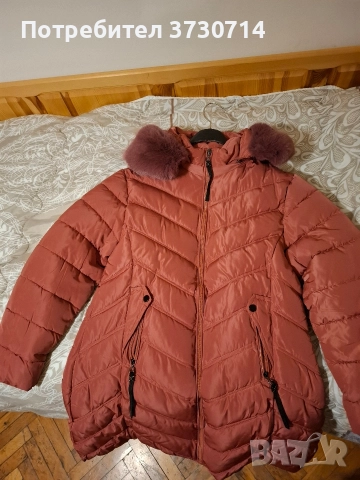 Макси зимно дамско яке, снимка 3 - Якета - 52665320