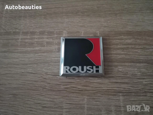 Ford Roush метална квадратна емблема 
