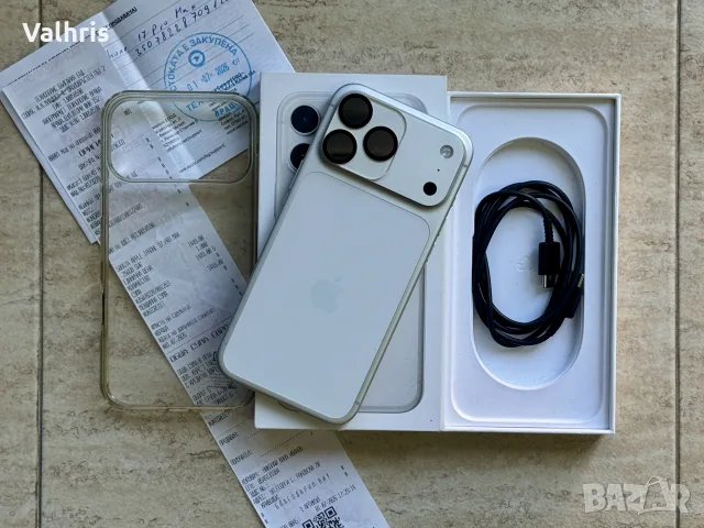 Apple iPhone 17 Pro Max 256GB Silver 100% батерия / 2г. Гаранция!