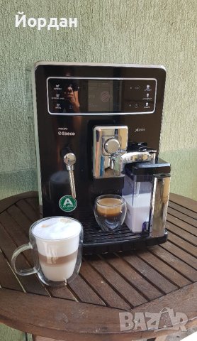 Кафемашина Saeco Xelsis обслужена изцяло. Топ клас! БГ меню! Тъч скрийн дисплей, снимка 13 - Кафемашини - 41662715