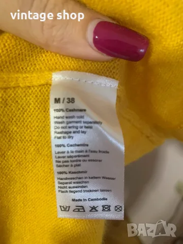 Дамско кашмирено поло без ръкави Authentik Cashmere, размер М, с етикет, снимка 6 - Блузи с дълъг ръкав и пуловери - 56072709