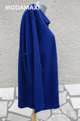 5XL  Нова  блуза Zhenzi с крсталчета, снимка 6 - Блузи с дълъг ръкав и пуловери - 39723357