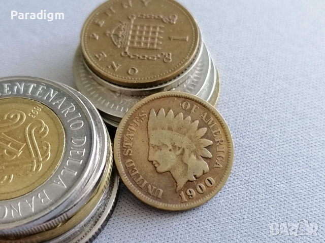 Монета - САЩ - 1 цент | 1900г., снимка 2 - Нумизматика и бонистика - 36398389