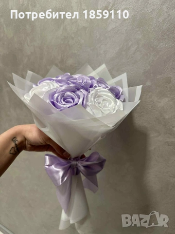 вечен букет от рози , снимка 8 - Изкуствени цветя - 52890328