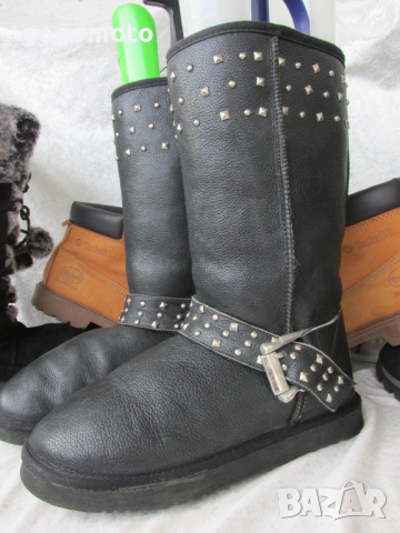 Pure Rock, мото боти, рокерски ботуши, Engineer Motorcycle art Boots, UGG® аналог,39 - 40, снимка 2 - Дамски ботуши - 36160140