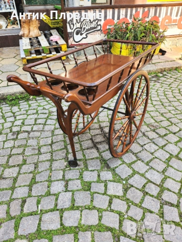 Италианска количка за сервиране с колела, снимка 6 - Маси - 52872983
