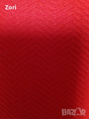 Червена рокля суинг с късо ръкавче, снимка 2 - Рокли - 41880750