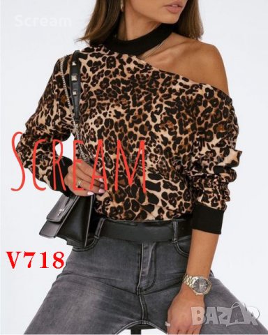 Дамска блуза, снимка 1 - Блузи с дълъг ръкав и пуловери - 34108566