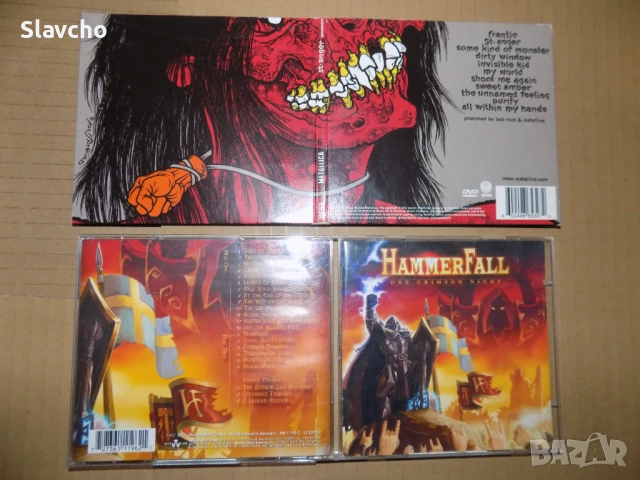 Компакт диск на - Metallica -St. Anger 2003/Hammer Fall – One Crimson Night 2003/ 2-CD, снимка 9 - CD дискове - 43094318