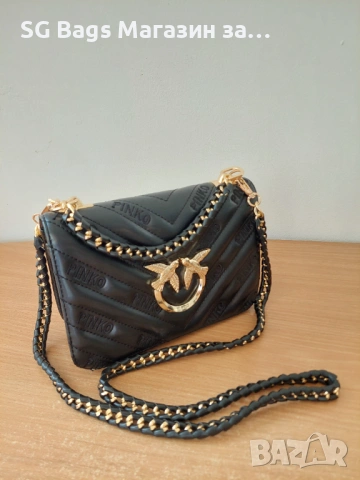 Pinko дамска чанта през рамо стилна чанта  код 133, снимка 15 - Чанти - 39836531