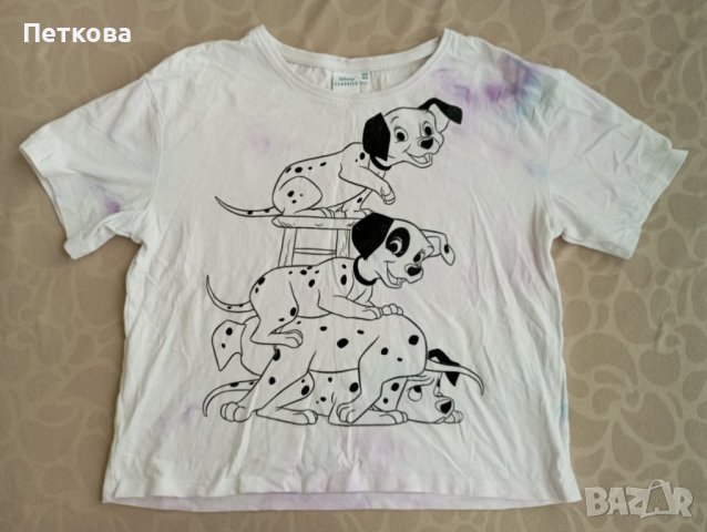 Блуза с далматинци на Дисни, снимка 1 - Детски тениски и потници - 41307863