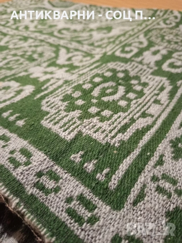 Соц Стар Ръчно Тъкан Голям Килим Размер 370см./230см. НОМЕР 679., снимка 3 - Антикварни и старинни предмети - 53407307