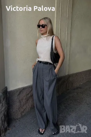 Модерна блуза-елек  без ръкави, снимка 8 - Блузи с дълъг ръкав и пуловери - 49434229