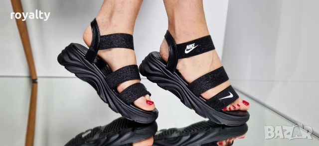 Nike черни дамски сандали , снимка 7 - Сандали - 51229509